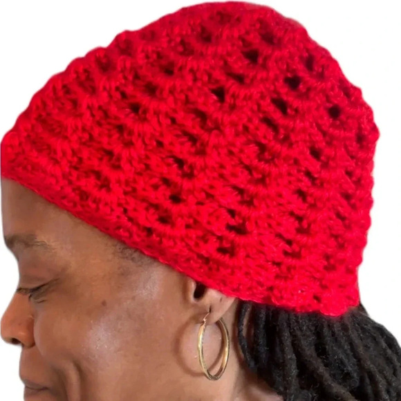 New Women’s “Neurotic Obsession” Handmade Crochet Beanie - Picture 1 of 9